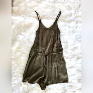 XS Old Navy army green romper